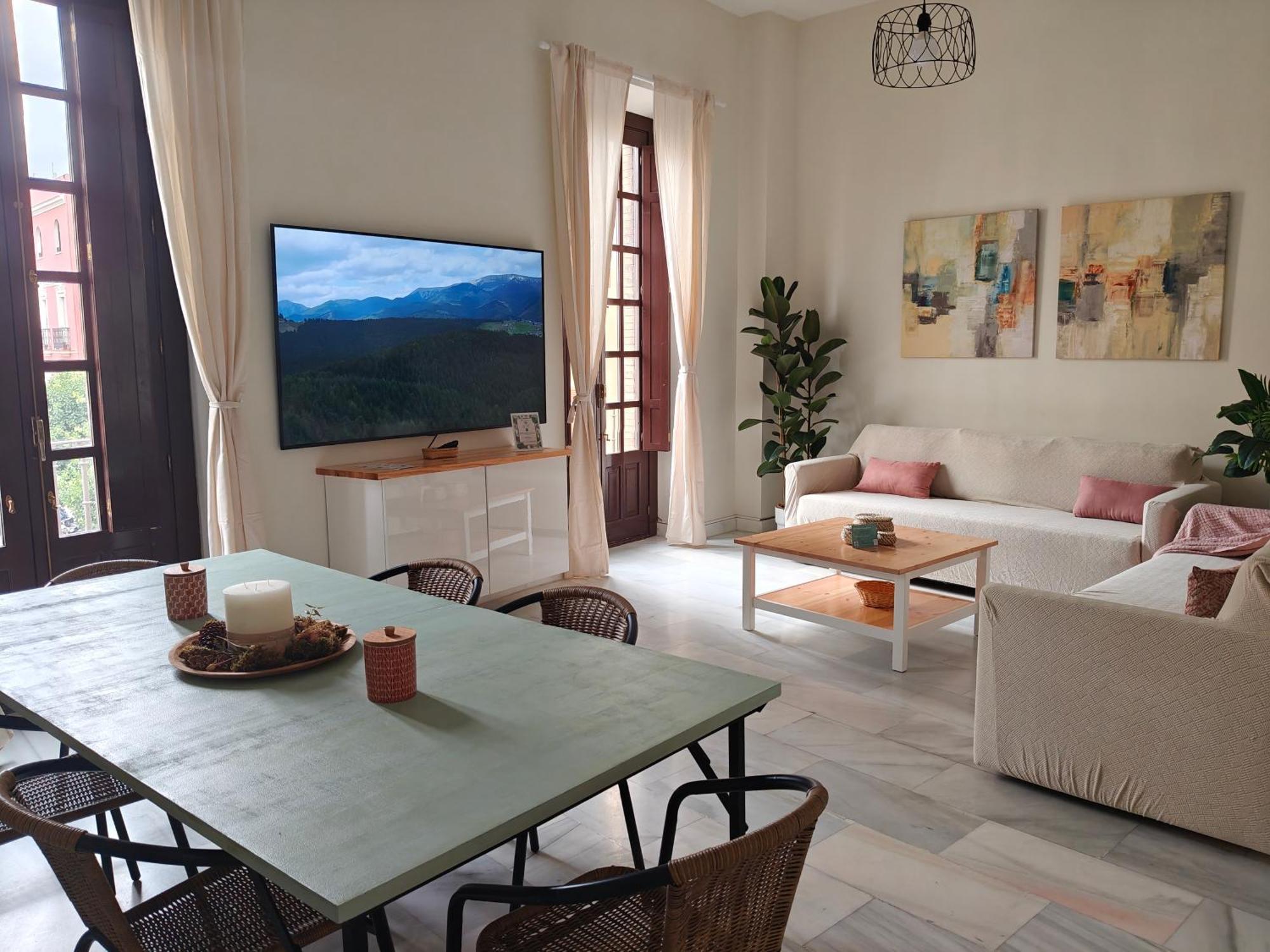 Charming Bright Apartment With Balconies On Cuesta Del Rosario Seville Exterior photo